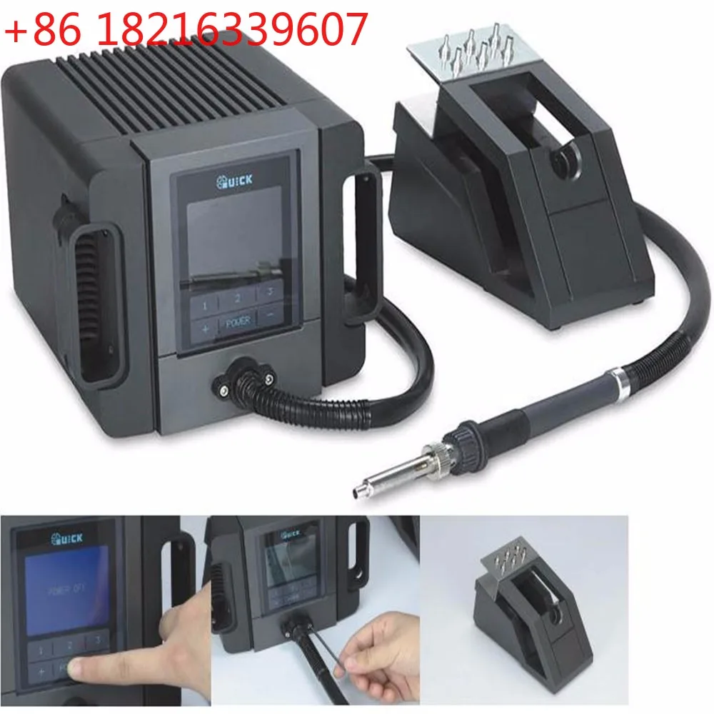 YAO Quick TR1100 Touch Dormancy 200W Hot Air Gun Soldering Station for SMD Rework Station For Phone Miniature PCB Chip Repair to