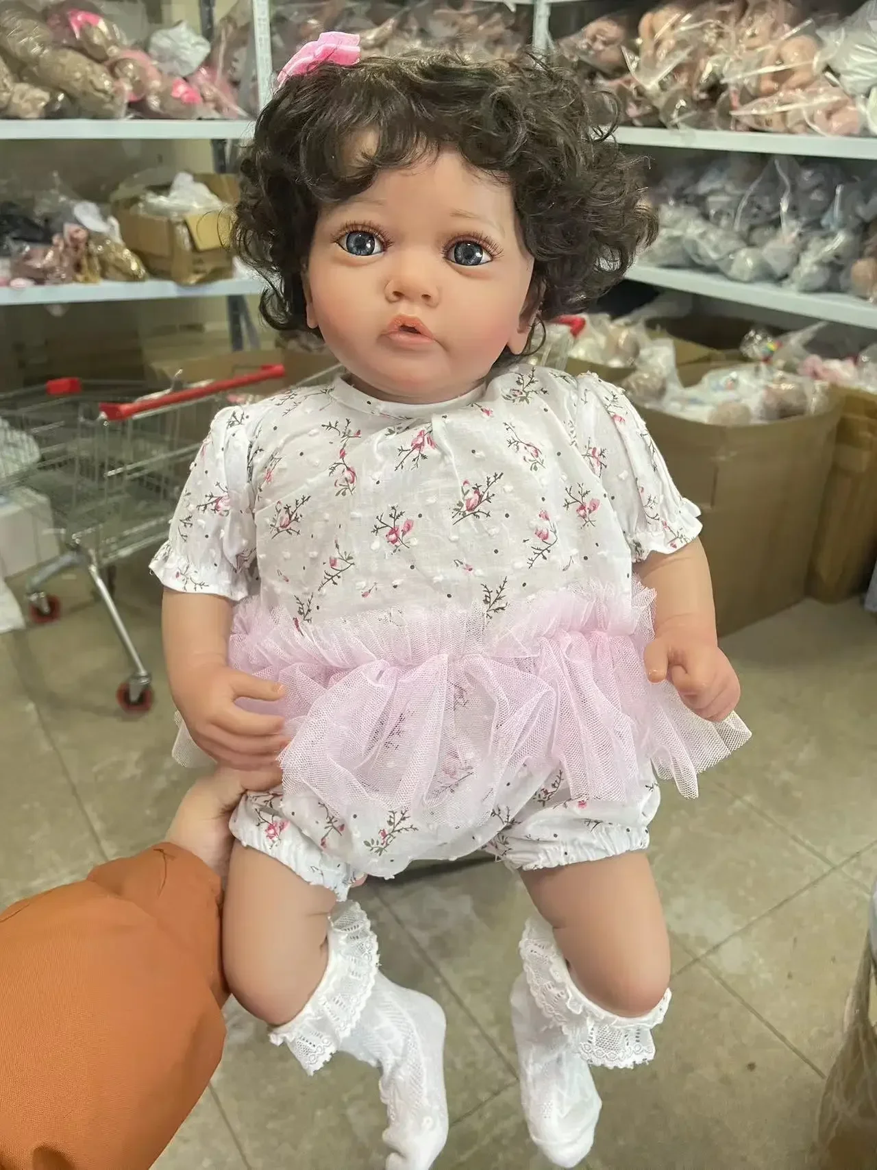 55Cm Ayana Nieuwe Aankomst!! Reborn Baby Mooie Prinses Meisje Handgemaakte 3d Huid Levensechte Zachte Aanraking Verjaardagscadeau Kunst Poppen