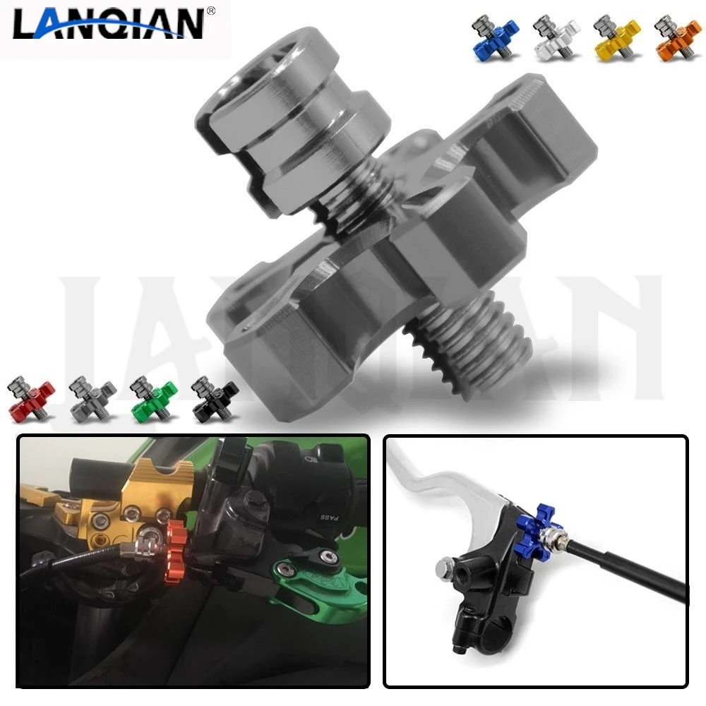 

Motorcycles Accessories For KAWASAKI W800/SE Z750S ZR750 ZEPHYR ZX-6 ZX9R ZXR400 M10 M8 * 1.25 CNC Clutch Wire Adjustment Cable