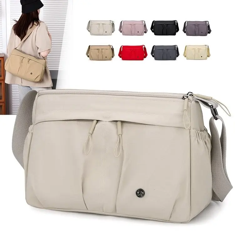 

Casual Crossbody Bag Unisex Large Capacity Trendy Brand Student Messenger Bag Workwear Bag Color Single Shoulder Bag fo...
