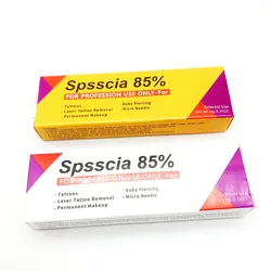 2023 Newest 85% Spsscia Before Tattoo Cream Permanent Makeup Microblading Eyebrow Lip 10G tattoo removal