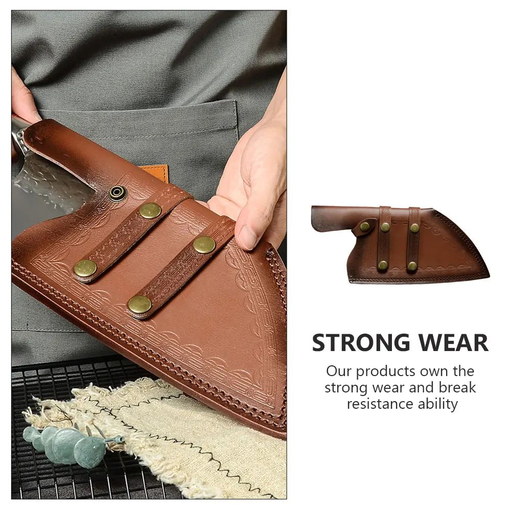 

Knife Sheath Protective Cover for Chef Kitchen Blades Cleaver Camping Outdoor Safe Portable Long Lasting