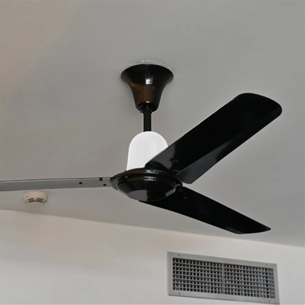 Ceiling Fan Bottom Canopy Dust Covers 2 Pack Silicone Plastic Replacement Parts Maintenance Accessories
