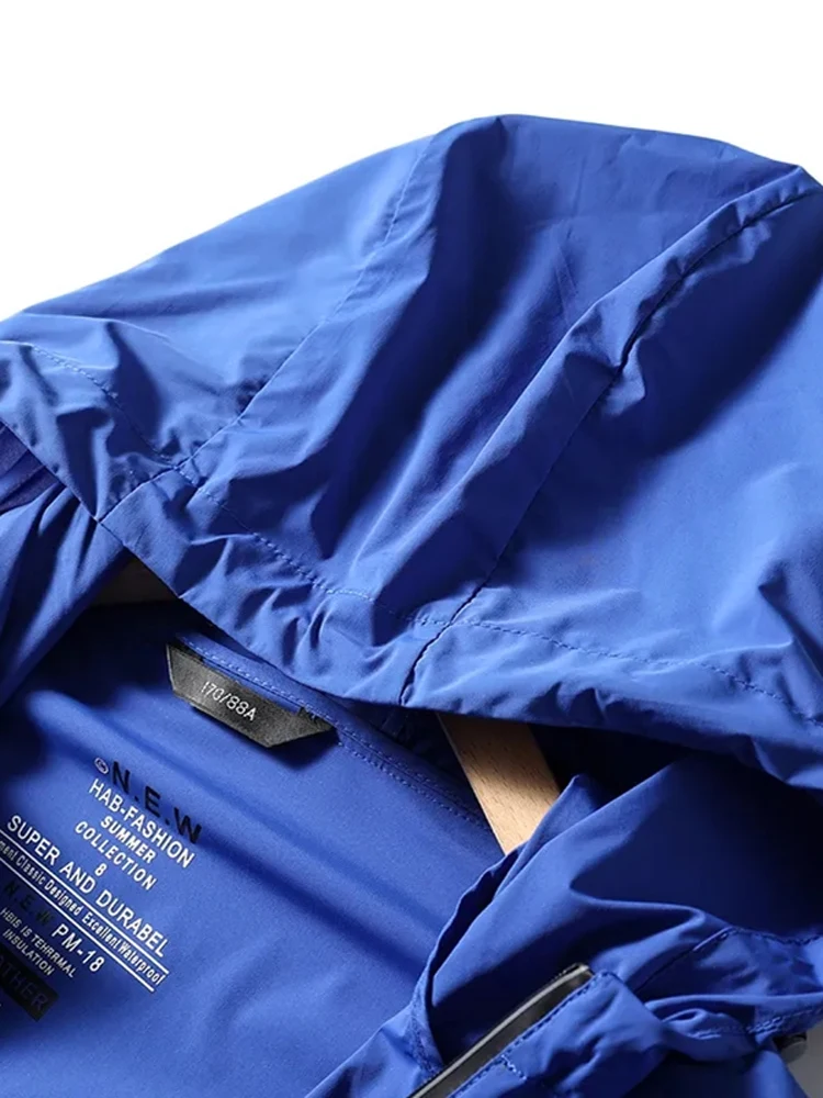 سترة رجالية جديدة متطورة للصيد في الهواء الطلق مع حماية من الشمس، فضفاضة وعصرية، مناسبة للربيع والصيف، مع قبعة، قابلة للتنفس ...