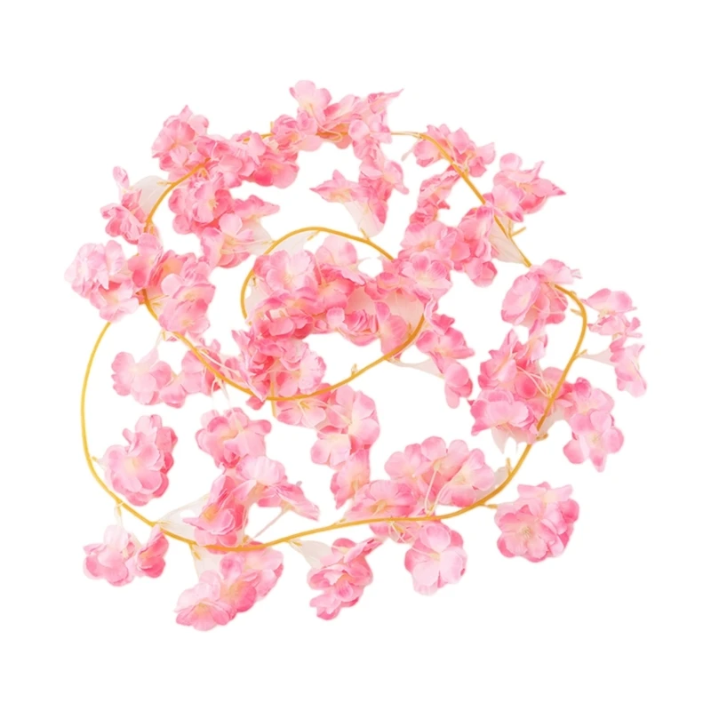 

Realistic Silk Cloth Artificial Vine For Wedding Backdrops Decoration Flexible Solid Party Greeneries Design