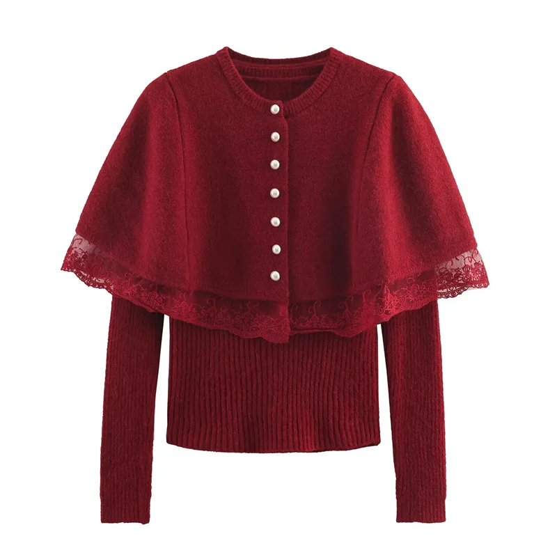 قميص نسائي لخريف 2025 جديد بلون سادة وأكمام طويلة كيب مكون من قطعتين طقم علوي غير رسمي أنيق وأنيق #4