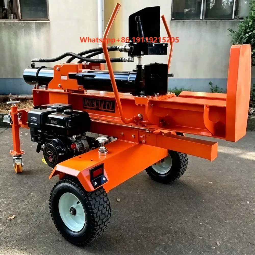 New Operated Portable Electric Log Splitter Firewood Cutter Chipper Machine Crusher with Cutting Diameter Zhejiang 389kg