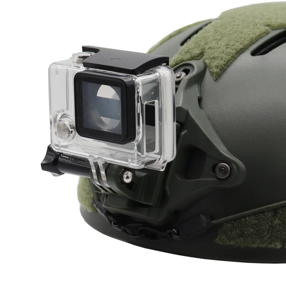 ملحقات خوذة سريعة/MICH/NVG محول قاعدة خوذة تكتيكية ثابتة لكاميرا GoPro Hero Action BK OD DE #2