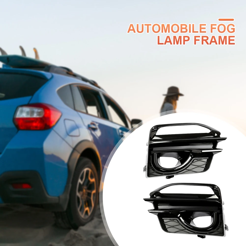 1 คู่ไฟหน้าหมอกโคมไฟกรอบ ABS หมอกโคมไฟตกแต่งภายนอกหมอกสําหรับ Infiniti Q50 Sport 2014 2015 2016 2017