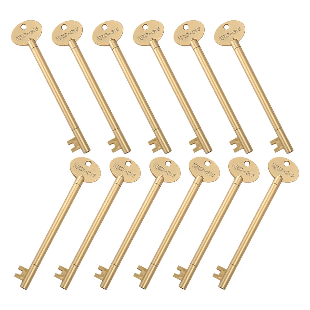 

12Pcs Lovely Key Modeling Gel Pen Comfortable Grip Writing Tool for Note Taking Exam Homework Journal Doodling Craft Coloring