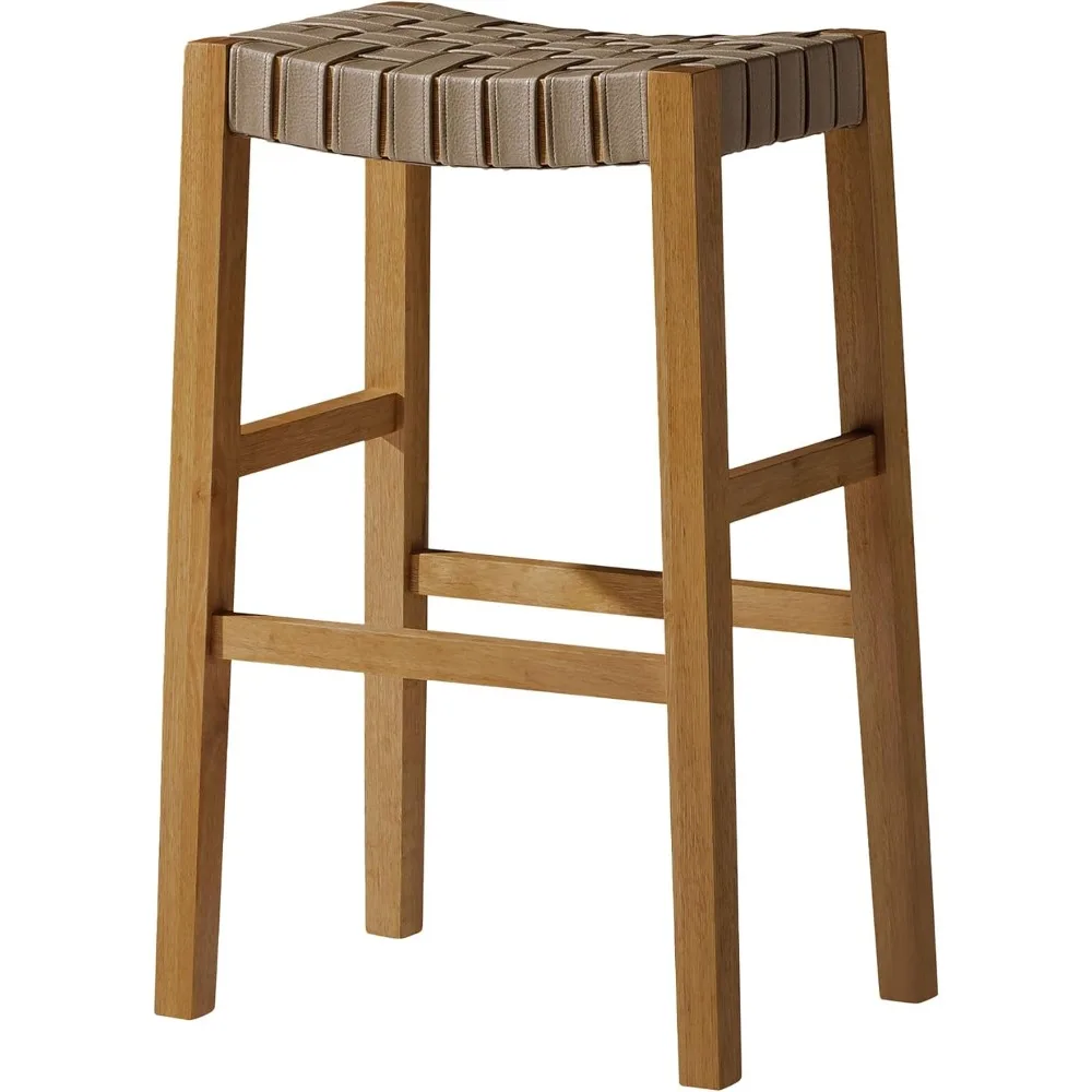 

Kitchen Bar Stool, Home Barstools, Kitchen Island Stool Chair, Bar Height Stools for Kitchen, Island Chairs Backless Vegan Leat