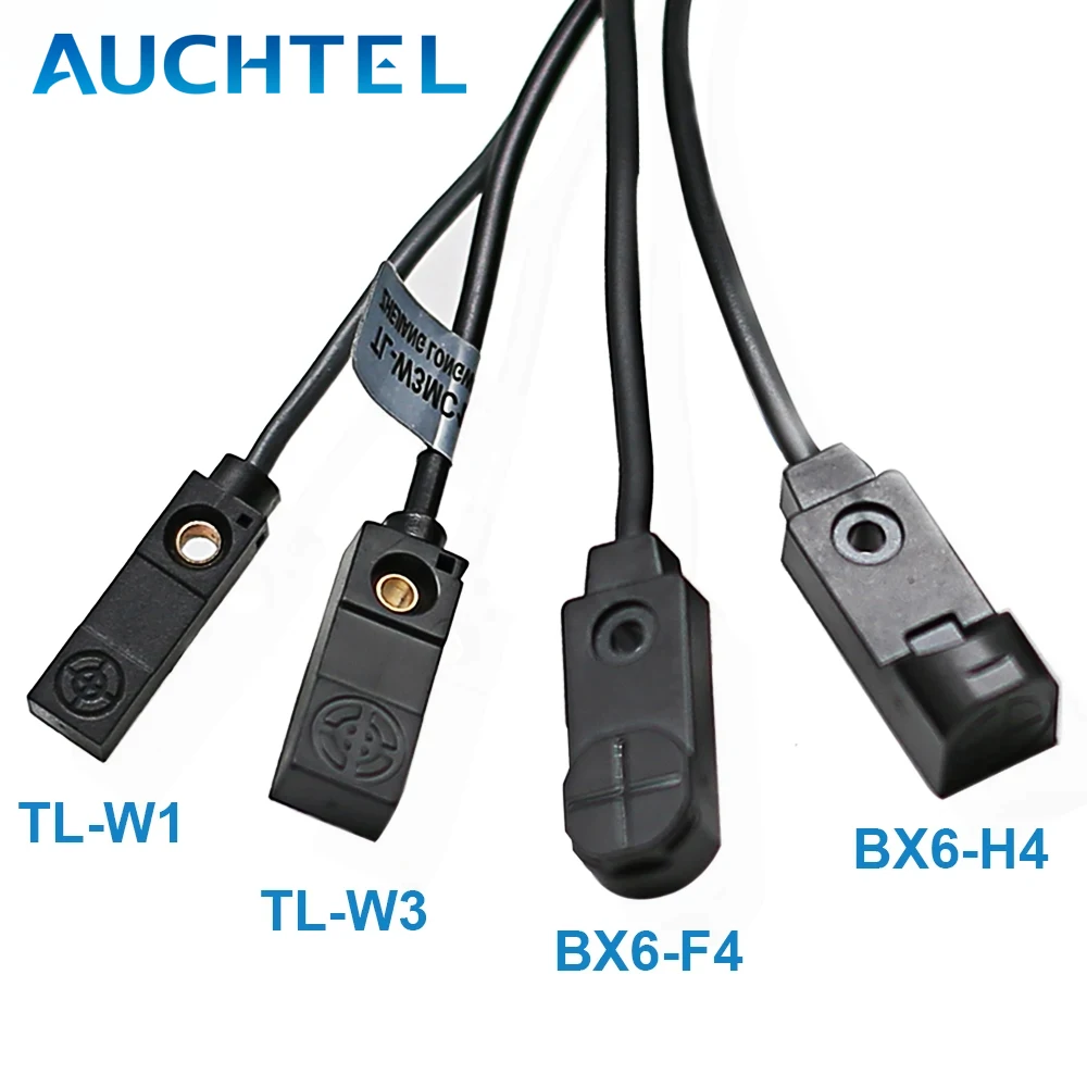 AUCHTE TL-W3  Series Metal Detection Small Square Switch Non-flush 3mm 4mm DC 3-wire Inductive Proximity Sensor Датчик выключате