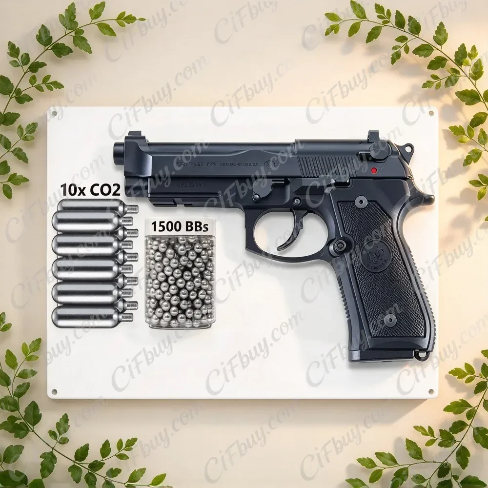 CIFBUY Vintage Firearm Inspired Metal Tin Sign Retro Wall Art Plate Waterproof Durable Decor for Garage Bar Man Cave Home Room