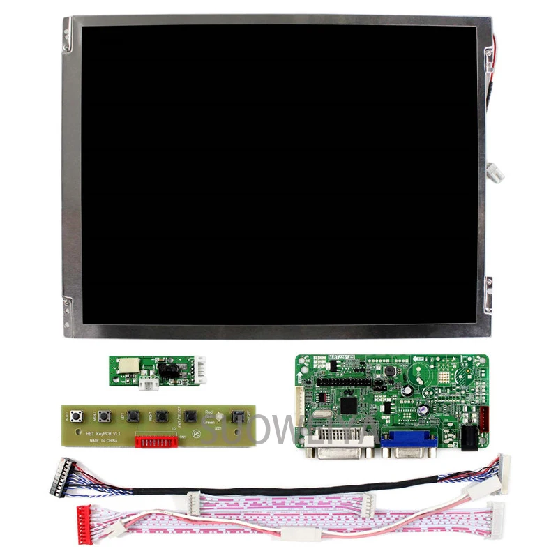 100% Tested Original  DVI VGA Controller Board With 10.4 Inch 800x600 TM104SDH01 TS104SAALC01-00 LCD Screen