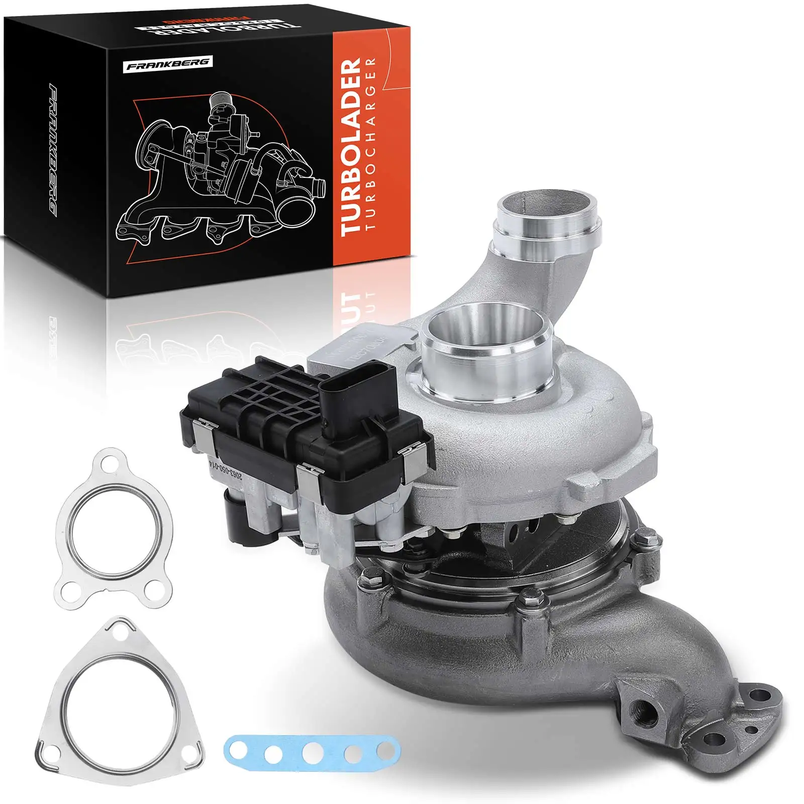 Frankberg 1x Uitlaat turbolader voor Mercedes-Benz W204 S204 C218 X218 W212 C207 S212 X166 V251 W251 V222 W222 X222 T915702