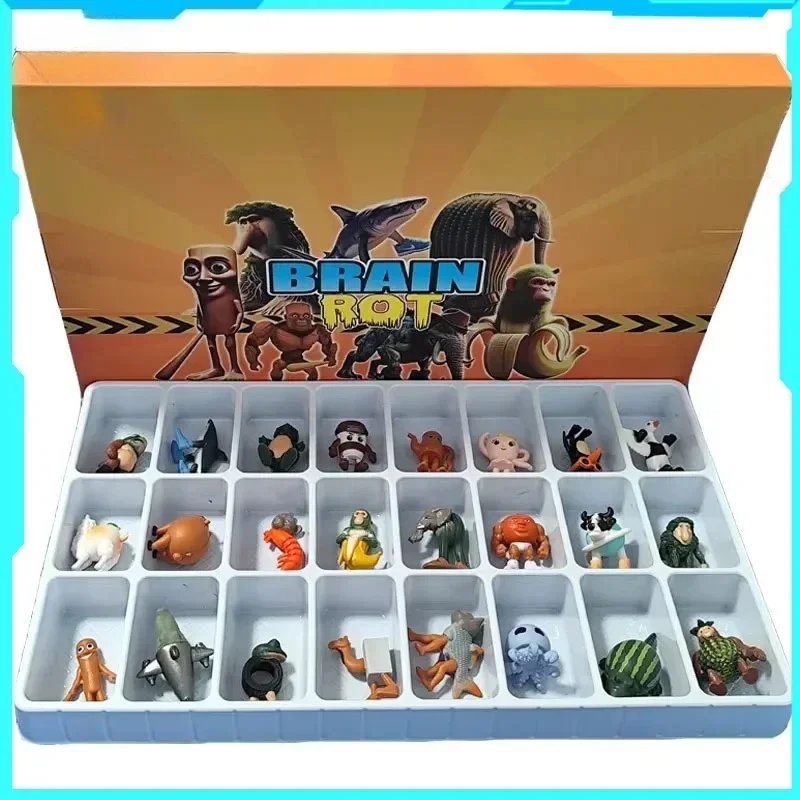 イタリア Brainrot Tung Tung Sahur ブラインドボックスフィギュア Tralalero Tralala Bombardino Crocodilo Shimpanzini Bananini フィギュアギフトおもちゃ