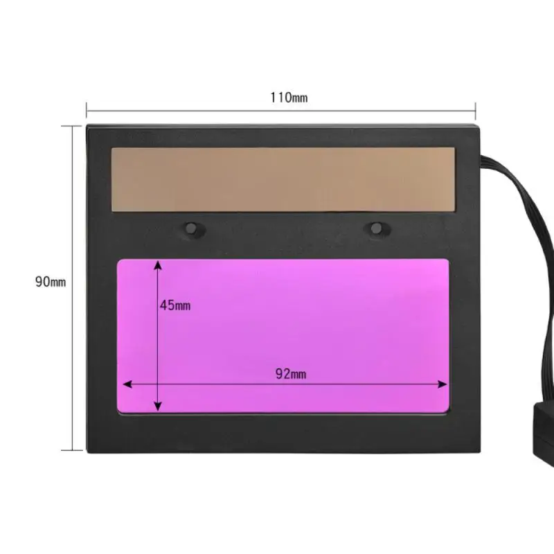 Gafas de soldador con filtro de oscurecimiento automático, lentes solares de sombreado con pantalla LCD, casco de atenuación automática, máscara