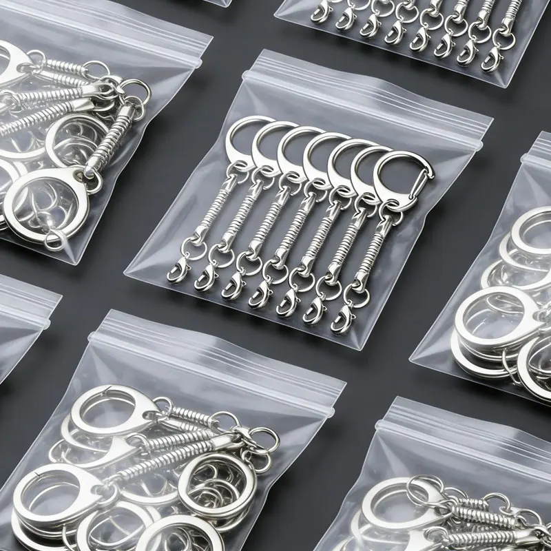 Double Hanging Head Metal Keychain Buckle