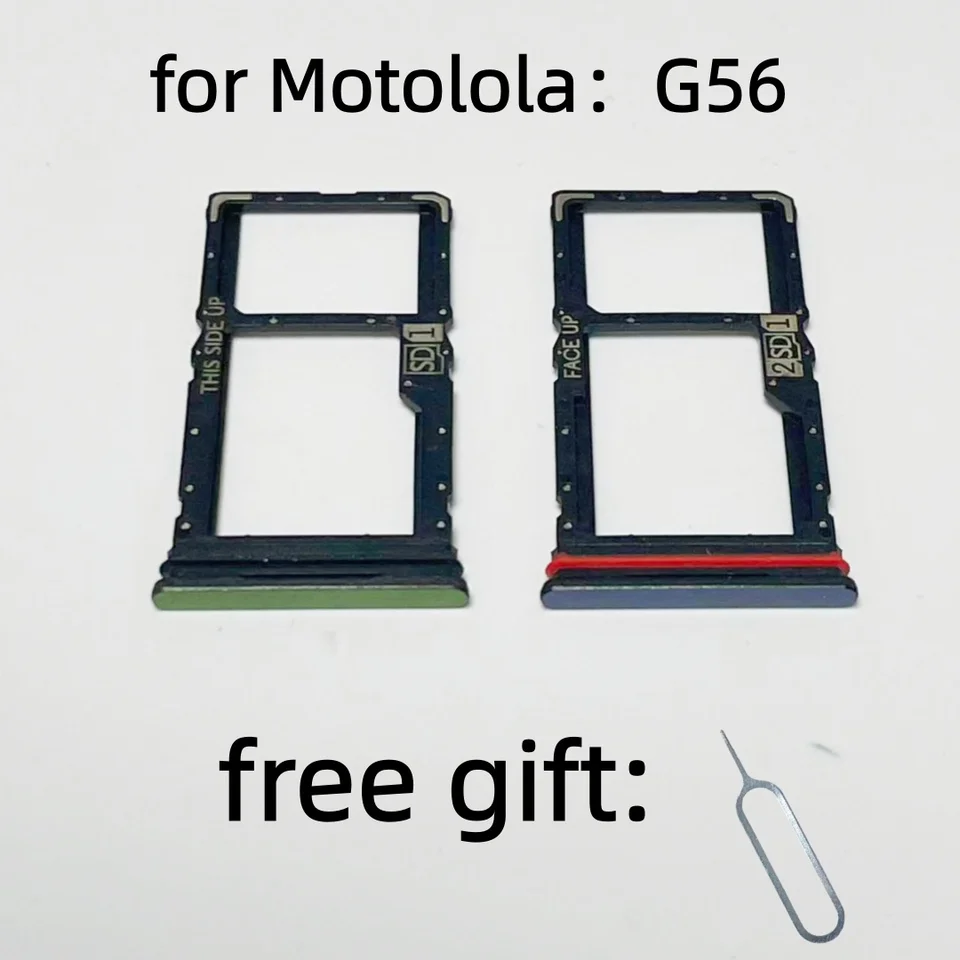모토로라 모토 G56 XT2529-1용 SIM 카드 어댑터 트레이 칩 슬롯 드로어 홀더 트레이 슬롯 SIM 카드 트레이 MOTOG56 SD 카드 트레이 썸네일 7