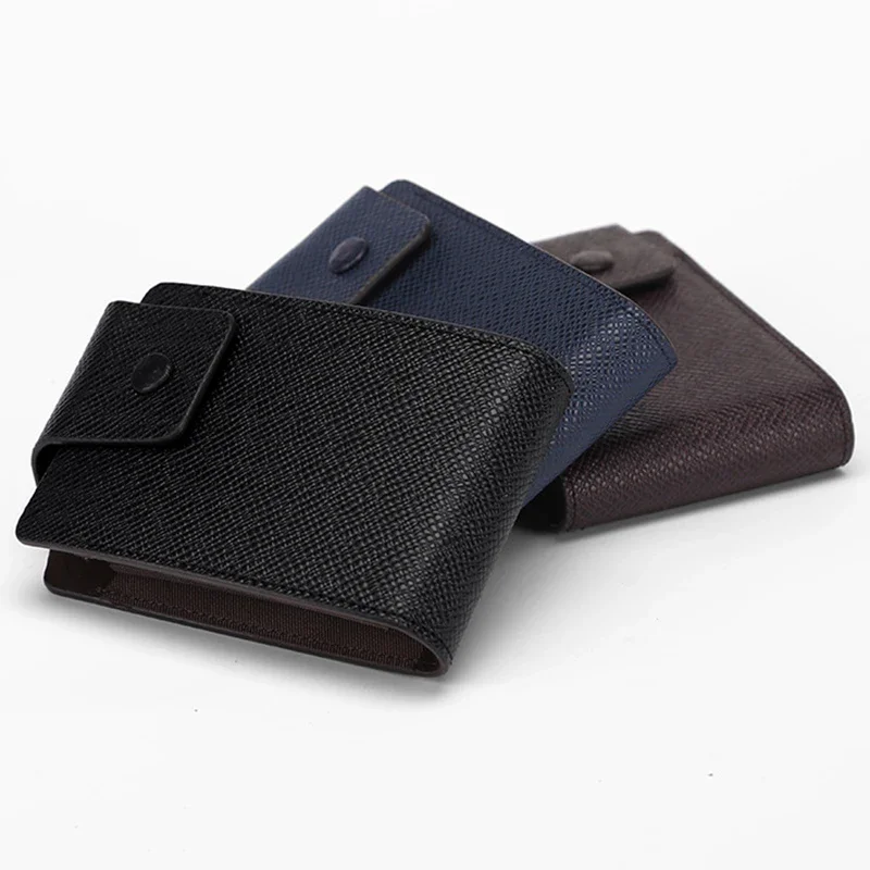 Cross Pattern Card Bag Minimalist Cards Holder Multi-functional Buckle Change ID Package Slots Bank Purse Dropshipping Wallets