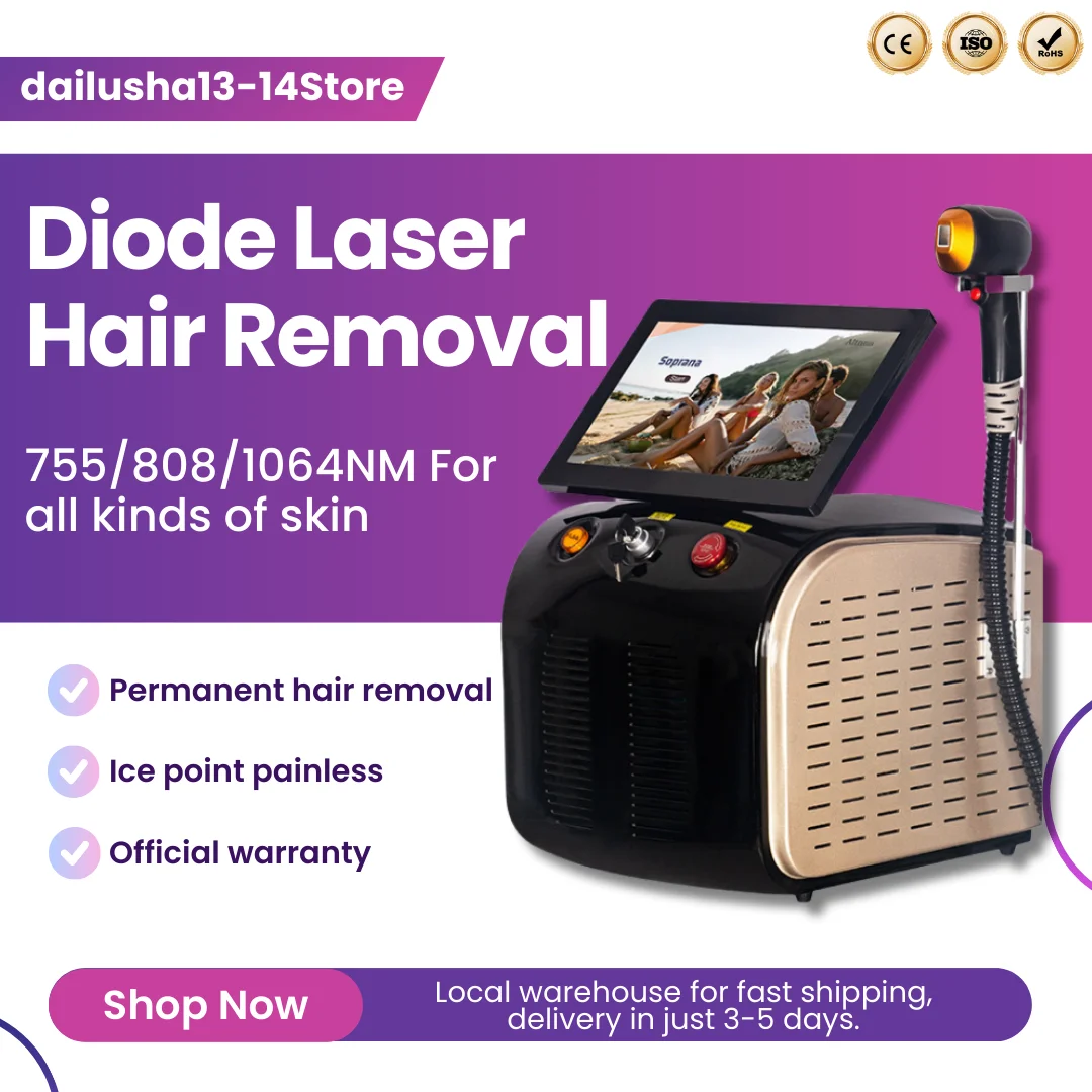 2025 Portable 808 3wave Diode Laser Permanent Hair Remove Fast Depilation Painfree Follicle Penetration Skin Rejuvenation Device