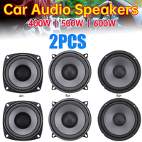 2PCS 4/5/6 Inch Music Stereo Coaxial Speakers Full Range Frequency Car Audio Horn 400W 500W 600W Universal Car Subwoofer  ﻿