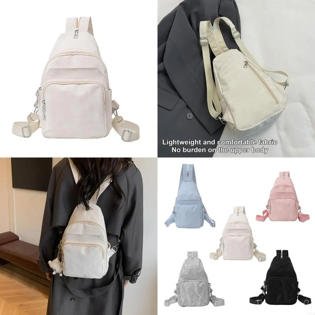 

Chinese Styles Crossbody Bag for Girls Women Slings Bag Trend Chest Bag Casual Daypacks Small Backpack for Women Girls