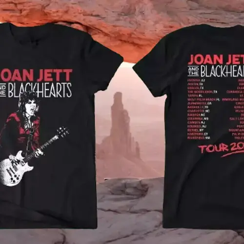 Joan Jet와 Blackhearts 투어 2024 티셔츠