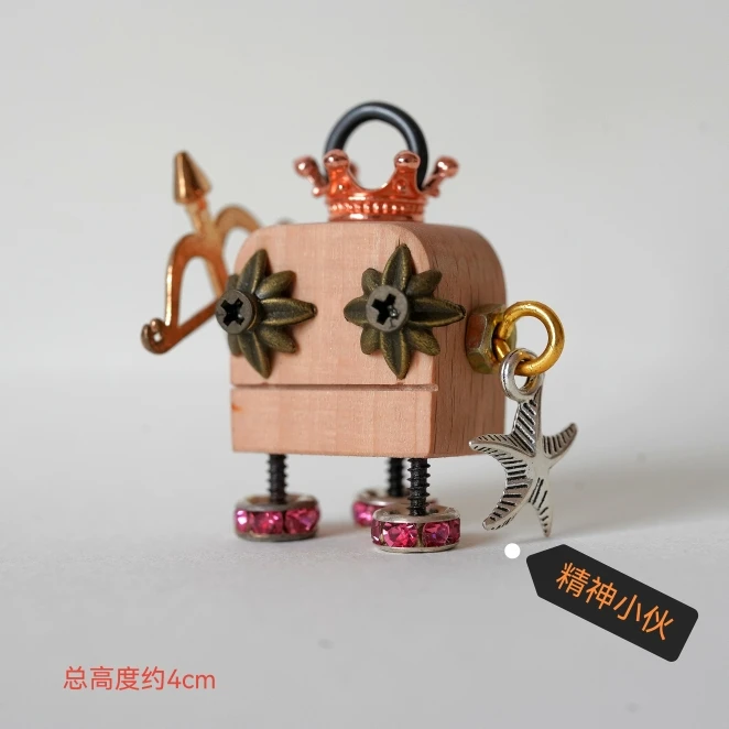 

New Impulse, Log Boutique Punk Doll DIY Parent-child Handmade Keychain Personalized Trendy Play Pendant