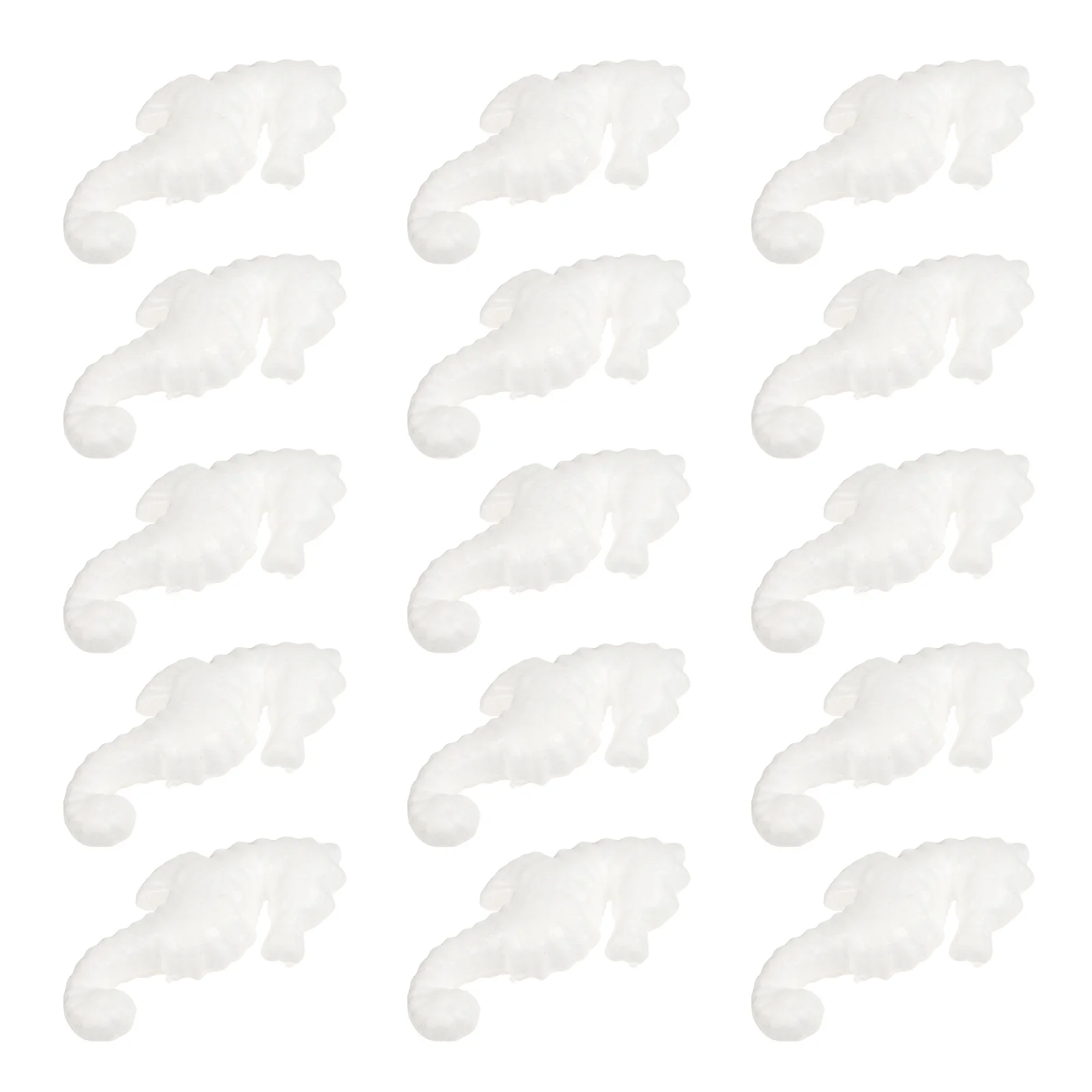 

15Pcs DIY Foam Seahorse Models Blank Easy Operate Favorite Patterns Practical Handicraft Project DIY Foam Model