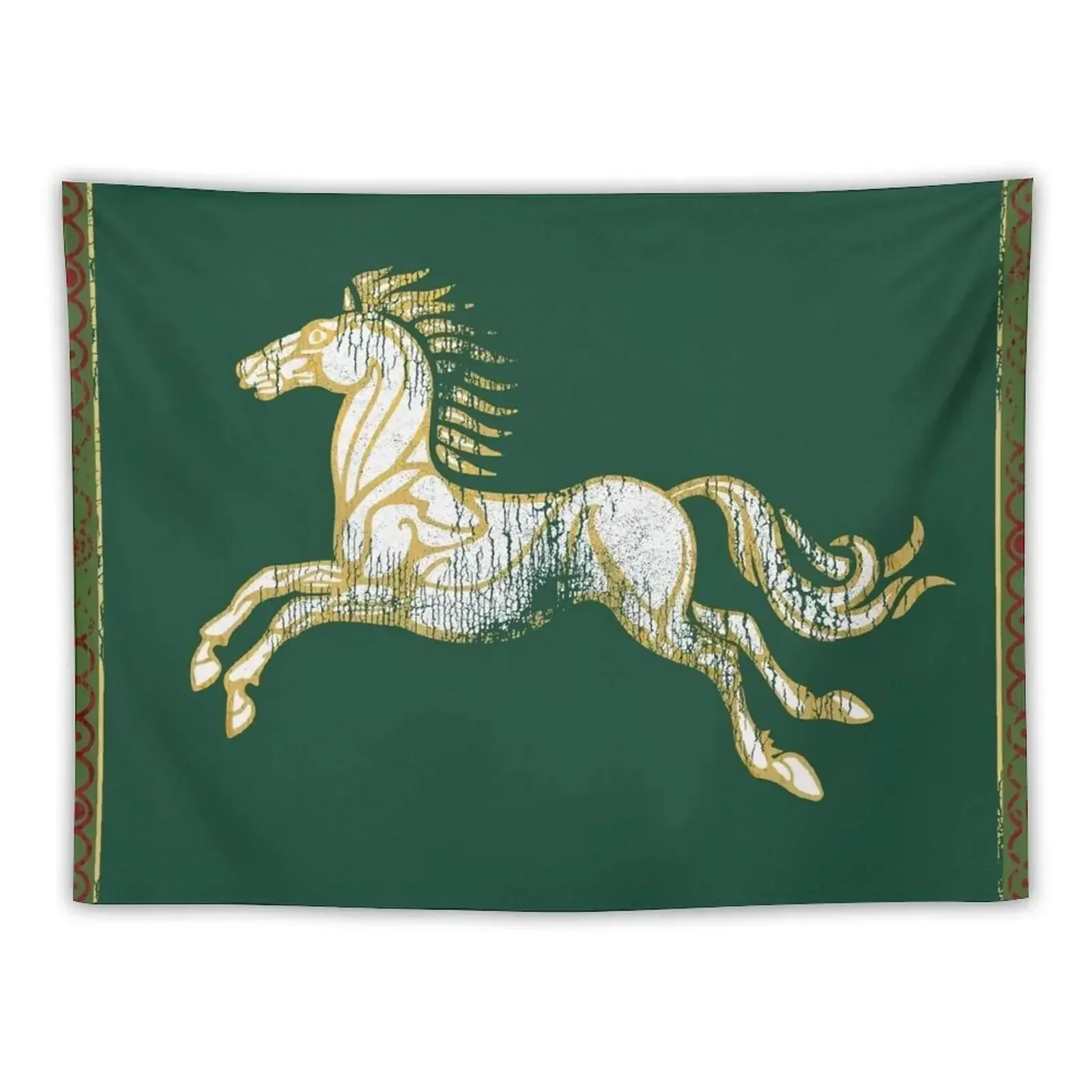 

Worn Banner of Rohan Tapestry Decor For Room Decorations For Room Tapestry