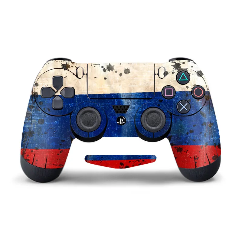 Colorful Personalized Trend JPG For PS4 Controller Decal Skin Gamepad Joystick For PlayStation 4 Accessories Handle Film Sticker