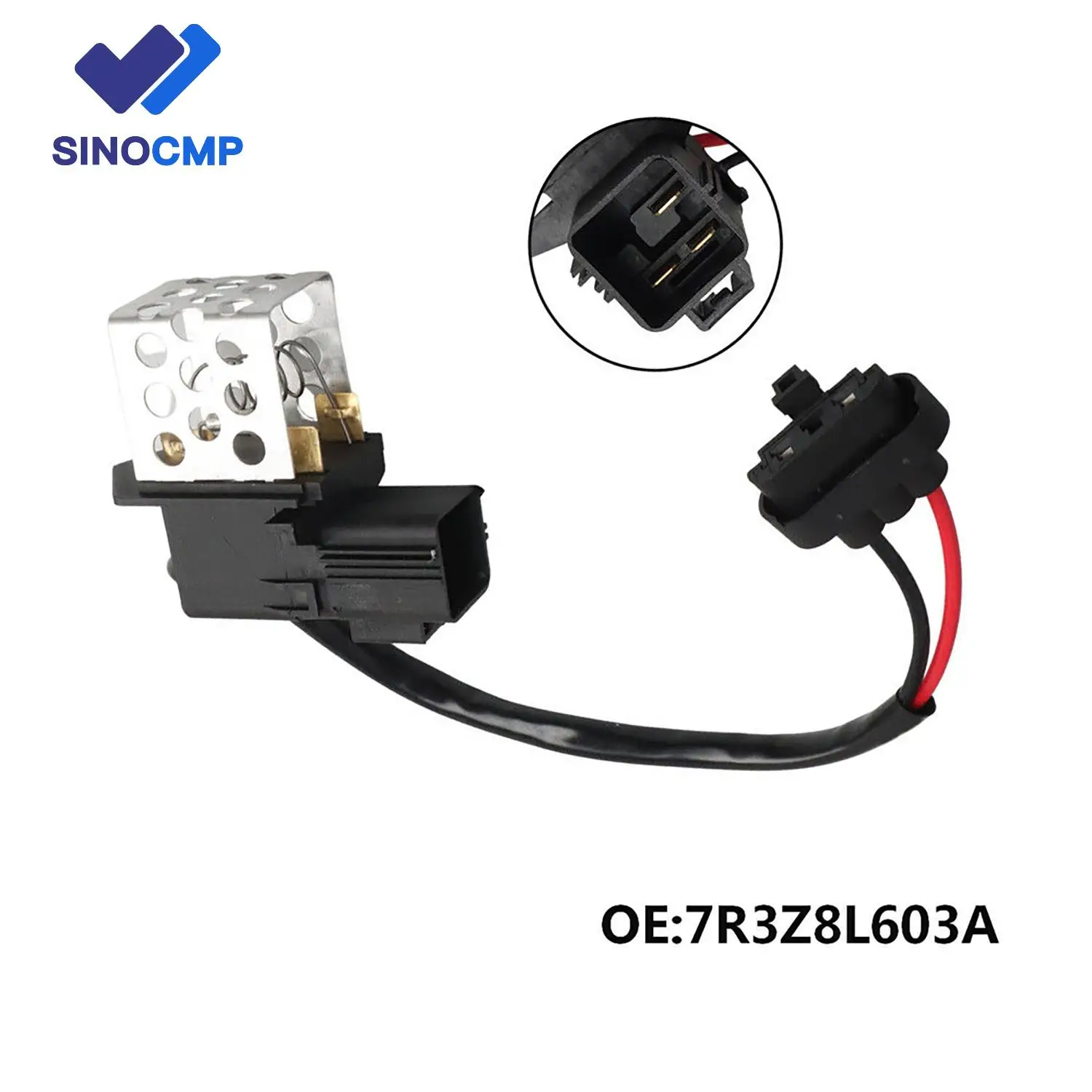 

7R3Z8L603A 7R3Z-8L603-A Новый резистор вентилятора охлаждения двигателя для Ford Mustang 2005-2010 гг.