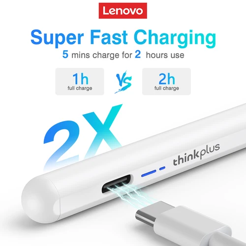Imagen 2 del producto Lenovo thinkplus BP16 lápiz táctil para tableta móvil Android ios teléfono iPad accesorios tableta de dibujo lápiz óptico Universal