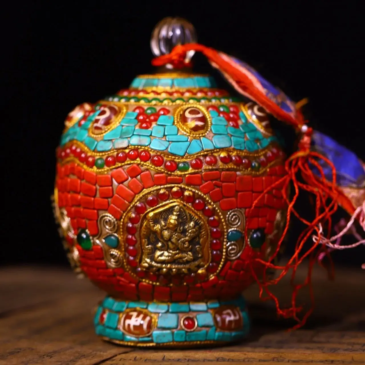 5"Tibetan Temple Co…