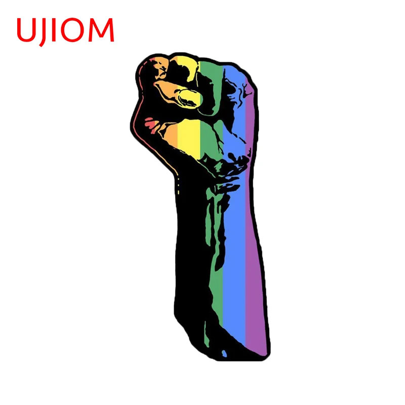 UJIOM Super Gay LGBT Lesbian Chic Wall Sticker Unique Colorful Delicate Vinly Decal Suitable For Kitchen Cupboard Decoration
