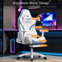 GUIG-Silla de Gaming reclinable con elevación, asiento competitivo, ergonómica, cómoda, giratoria, novedad