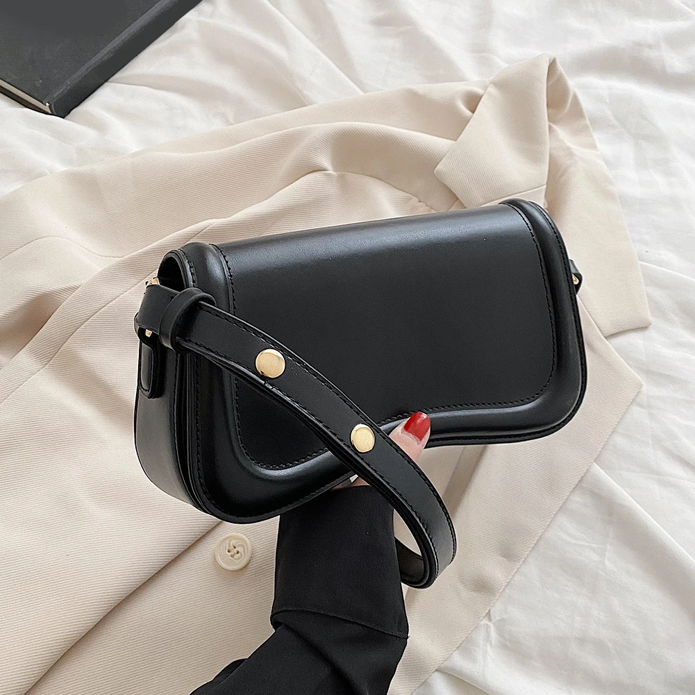 

Сумка Хобо женская кожаная на плечо, повседневный тоут для подмышек, модный саквояж кросс-боди с откидной крышкой для девушек, портфель