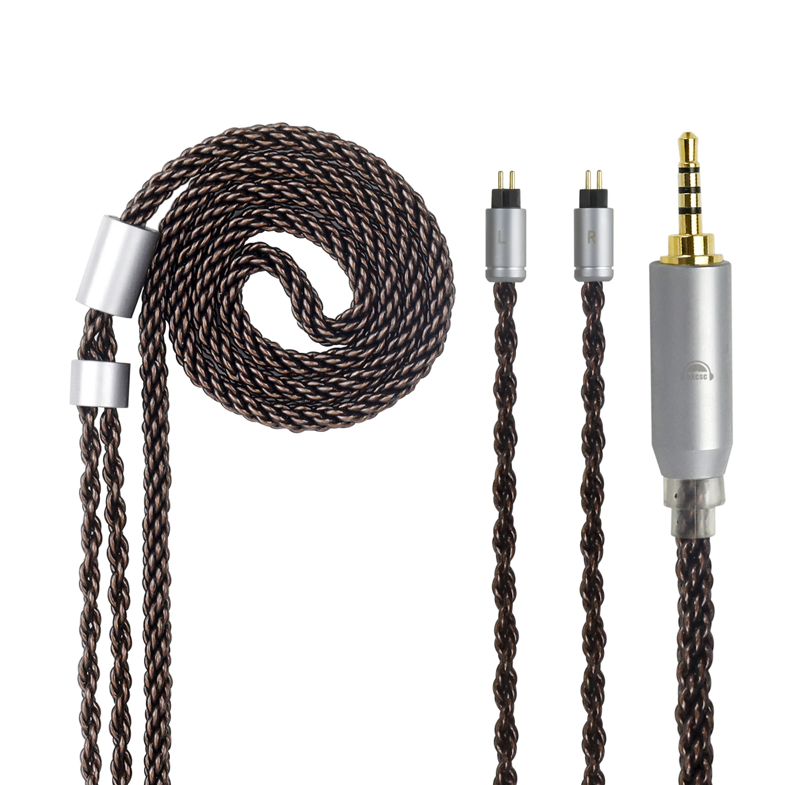 OKCSC ZT8 MMCX 0.78mm A2DC IE400 IE40PRO 8 core Headphone