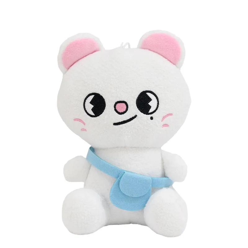 19 سنتيمتر جديد SKZOO الضالة الاطفال أفخم دمية لعبة Leeknow Hyunjin لطيف يجلس دمية على ظهره المفاتيح مروحة هدية