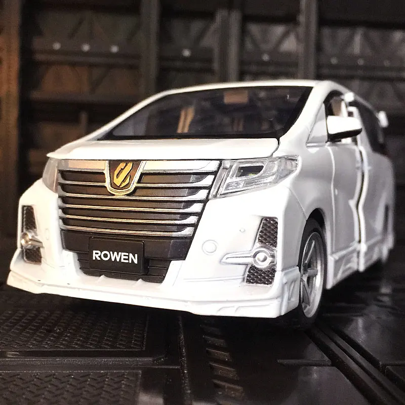 1:32 Alpha ROWEN Star voiture commerciale en alliage modèle de voiture son et lumière retirer jouets pour enfants adulte cadeau Collection moulé sous pression