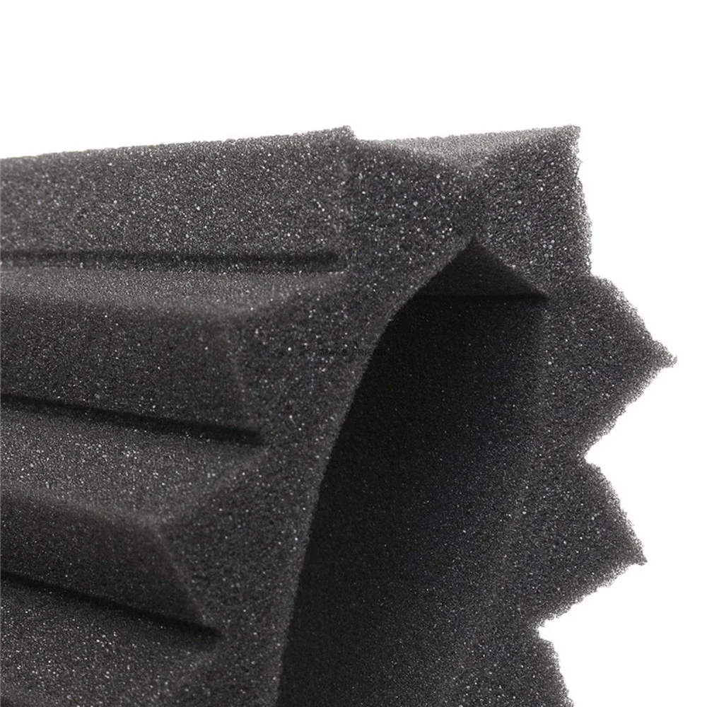 Make friend 72Pack 300x300x25mm Studio Acoustic Foam Panels Soundproofing Wedge Tile Sound Proof Padding Noise Insulation Foam