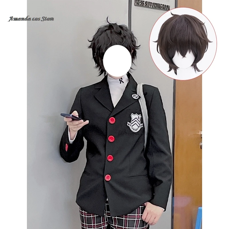 Game Persona 5 cos Akira Kurusu Cosplay Costume P5 Ren Amamiya Full Set School Uniform Mens Suits Halloween Unisex Blazer Outfit