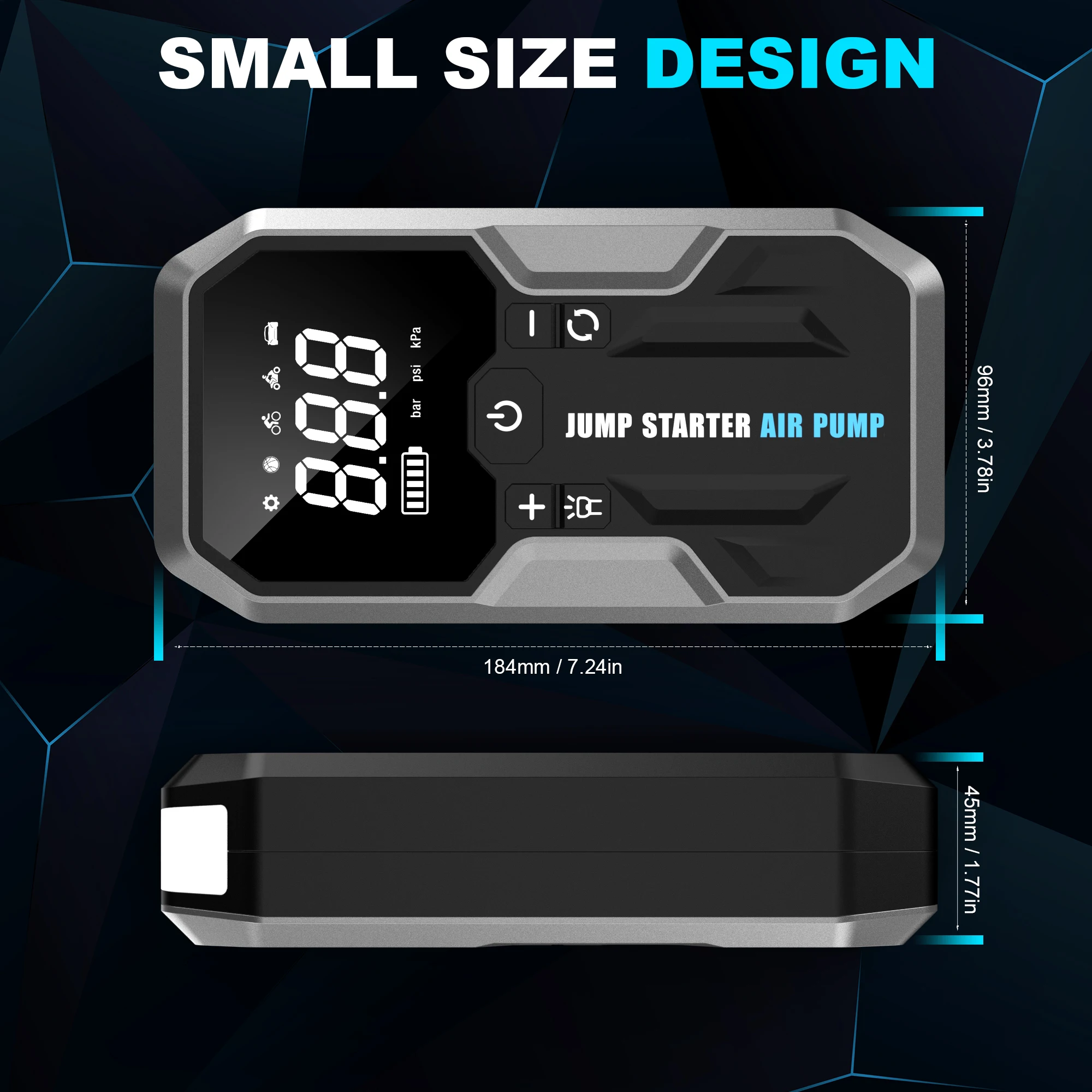 Portable 20000mAh Lithium - Io - Portable Jump Starter 4000A recension och pris