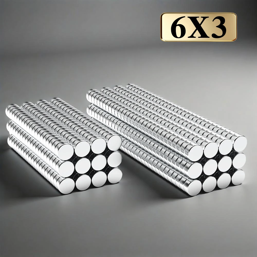6 x 3 mm Imans Kühlschrankmagnete für DIY-Büro, Whiteboard, Werkstatt, geeignete Werkzeuge, Zuhause, Arbeitsplatz