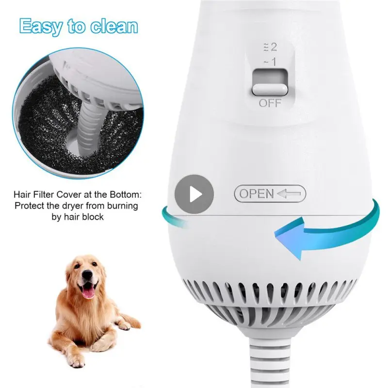 

Pet Grooming Brush Easy To Use And Clean Dries And Styles Your Pet's Coat Innovative Design Best-selling Pet Supplies Top-rated