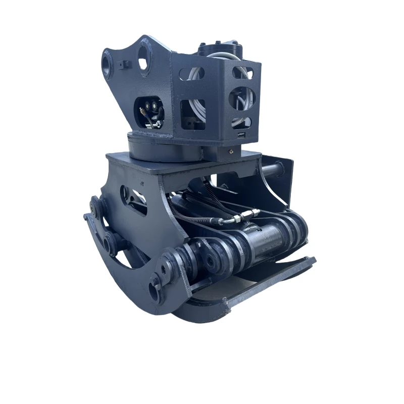 

Excavator Accessories Rotary excavator Hydraulically controlled wood grabber for loading and unloading timber