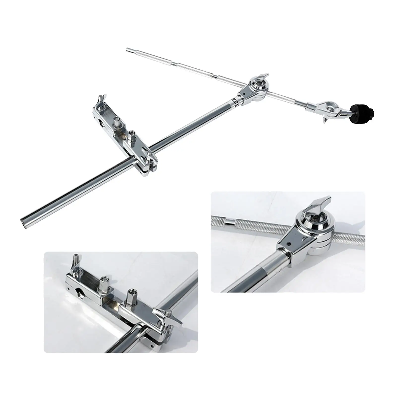 Drum Extension Cymbal Tilter Professional Metal without Clamp Cymbal Holder Cymbal Arm for Hi Hat Cymbal Cymbal Stand