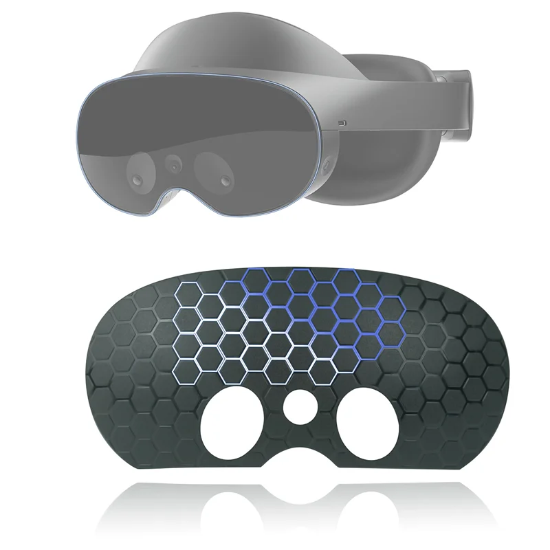 【Penjualan 24 Jam!】Untuk Kacamata Quest Pro VR Bantalan Pelindung Depan Masker Penutup Mata Silikon untuk Aksesori Kacamata Quest Pro VR
