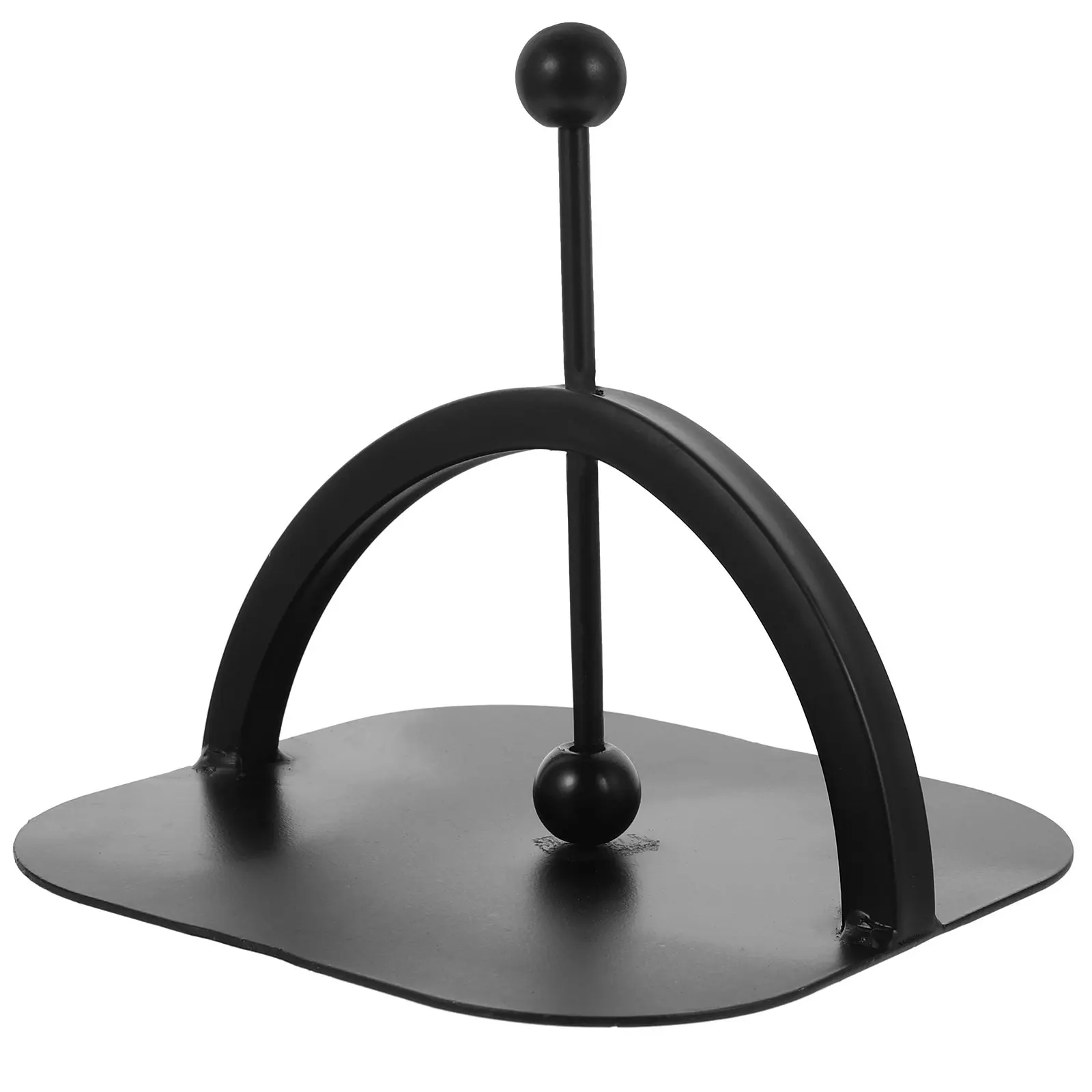 

Iron Napkin Holder Smooth Edges Small Lightweight Paper Napkin Organizer Space Saving Decorative Stand for Bathroom Restaurant